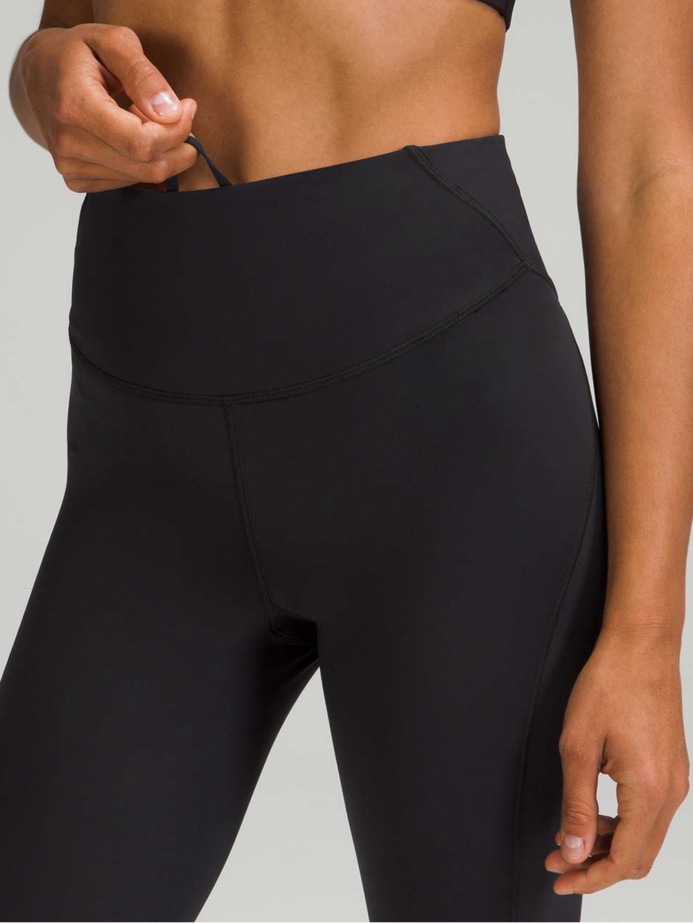 Lululemon leggings Base Pace High-Rise Tight 25", Black Size 2 - Picture 2 of 10